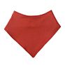 Pure Cotton Single Color Double Layer Newborn Scarf Gauzetriangle Baby Bibs