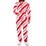 Ready to Ship Home Wear in Stocks Men Pajamas Deer Snowman Stripe Christmas Print Adult One-Piece Pajamas