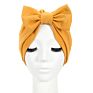 Retro Bow-Knot Knotted Headwraps for Women African Turban Pre-Tied Beanie