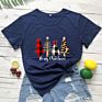 Retro Merry Christmas Trees T-Shirt Cute Women Holiday Gift Shirt