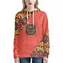 Retro Style American Samoa Polynesian Hoodie Tattoo Design Women Hoodie Pullover Female Streetwear All Seasons