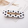 Sales Colors Acrylic Hair Clips with Small Moq Rectangular Hollowed-Out Acetate Hair Clips for Women