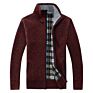 Self Cultivation Men's Jacket Cardigan Knitted Sweater Baseball Collar Casual Wear Cardigan Men