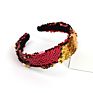 Shenglan Design Two-Sided Sequins Headband Women Kid Flip Sequin Headband Shiny Bing Non Slip Hair Headband Hair Accessories