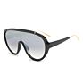 Shiny Classic Uv400 Man Women Big Frame Shades Sunglasses