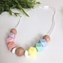 Silicone Teething Jewelry Baby Bpa Free Chewable Infant Necklace