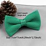 Single Deck Men Women Solid Color Bowknot Lovely Knit Bowtie Adjustable Neckwear Designer Knitting Butterfly Bow Tie