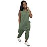 Sleeveless Casual Mono Mujer Solid Color Ankle Banded Suspender Women Jumpsuits Women Bodysuit Jumpsuit