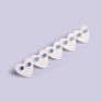 Small Stud Earrings for Women Sterling Silver 925 Jewellery Circle Crystals Natural Stone Earring