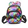 Small Travel Children Baby Cartoon Two Cute Mouse Ears Bags Kids Mini School Kids Sequin Backpack