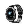 Sport Tpu Jelly Watch Band Shockproof Waterproof Watch Strap with Cover for Apple Watch Band Army
