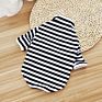 Spring Dog Clothing Pet Dog Clothes Fashionable Striped Heart Pattern Dog Shirts T-Shirts