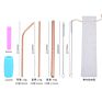 Stainless Steel Drinking Straws Environmentally Friendly Gold Edible Straw Metal Drinking Straws Set