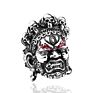 Stock Rts Men's Carbide Hip Hop Skull Ring Skull Punk Gothic Jewelry Engagement Wedding Party Ring for Men