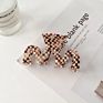 Style Autumn and 8.8Cm Acetate Hair Accessories Girls Hairpin Wandering Hollow Lattice Hair Clip Claw for Women