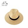 Style Customized Beach Floppy Fedora Paper Braid Straw Hat Panama Trilby Hat