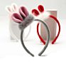 Theme Park Black Spider Hairband Plush Headband for Halloween