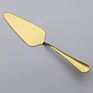 Trending Cake Knife Set for Wedding Set Stainless Steel Gold Cake Knife and Server Set Dinner Spoon Fork