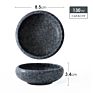 Uaral Japanese Tableware Restaurant Ceramic Crockery Stoneware Dipping Soy Sauce Dish Bowl Ceramic Serving Dishes