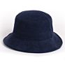 Unisex Embroidered Woven Corduroy Cotton Bucket Hat