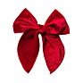 Velvet Fable Bow Hair Clips Baby Girls Women Large Sailor Head Bows Accessories Hair Grips for Kids Christmas Hair Bow Barrettes