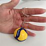 Volleyball Keychain Sport Key Chain Car Bag Ball Volleyball Key Ring Holder Volleyball Gifts for Players Keyring Rubber Keychain