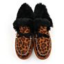 Warm Designer Ladies Outdoor Fluffy Women Shoes Faux Fur Moccasins for Ladies