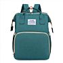 Waterproof Mummy Back Pack Crib Large Capacity Mom Backpack Foldable Baby Bed Diaper Bags with Changing Station