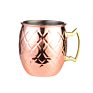 Wideal Copper Hammered Moscow Mule Mug 18Oz Wine Drinking Mugs Cup Bar Gift