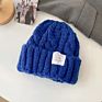 Wild and Loose in the of Ear Protection Knitted Woolen Hat