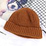 Womens Beanie Hat Warm Autumn Women Wool Knit Beanie Cap Cuff Beanie Watch Cap for Girls Spring Skull Hats for Female Bonnet