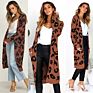 Women's Sweater Leopard Print Knitted Jacket Cardigan Women Cardigan Sweater