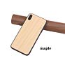 Wooded Tpu Material Shockproof Blank Real Natural Wood Cell Phone Case for Iphone 7 8 plus X Xs Max for Samsung S10 S10Plus