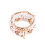 Yiwu Stylish Multi Leaves Glass Beaded Bracelet of Women Ethnic Style Lady's Charm Bracelets Jewelry