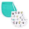 Yiwu Tongtu 2-Layers with Double Sides Reusable Boys and Girls Muslin Baby Burp Cloths