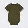 0-24M Lap Shoulder 100% Organic Cotton Short Sleeve Baby Bodysuit