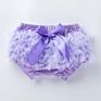 0-24Months Infant Girls Ruffle Baby Bloomers 6 Month with Flower Headband Footwear Rttd-038
