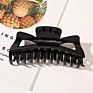 13.8Cm Large Plastic Hair Claw Clips Korea Solid Color Hair Claw for Thick Hair