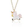 18 Models Cartoon Cute Unicorn Horse Pendant Necklace