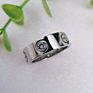 361 Stainless Steel Love Ring Charm Eternal Ring Ring Jewelry