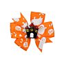 3 Inch Mini Halloween Hair Bows with Clips for Girls Handmade Ghost Pumpkin Pinwheel Hair Clips Hair Pin Accessories