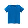 3 to 8 Years Old Children's Basic Short Sleeve O Neck Tee Shirt Solid Blank Kids T-Shirt for Boys