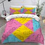 3D Bedding Set Yellow Pineapple Bed Sheets Set Single Double