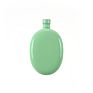 3Oz Whisky Bottle Candy Color Stainless Steel Hip Flask Oval Portable Flagon