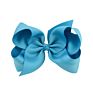 4 Inch 40 Plain Colors Yellow Kids Grosgrain Ribbon Hair Bows Hairbows with Alligator Clips Boutique for Girls 612