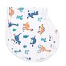 6 Layers Printed Bib and Muslin Baby Burp Cloths Burping Towel