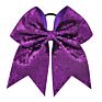 8 Inch Girls Cheerleading Hair Bow Elastic Sequin Grosgrain Ribbon Hair Bands Kids Children Hairwear Women Hair Accessories