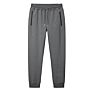 95% Cotton 5% Spandex Men's Jogger Pants with Zipper Pockets Workout Running Middleweight Sweatpants