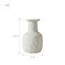 Abstract White Ceramic Vase Irregular Flower Vase Plant Handmade Art Porcelain Ceramic Vase Home Decor