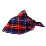 Adjustable Pet Washable Triangle Plaid Pet Bandanas Dog Scarf Bandana